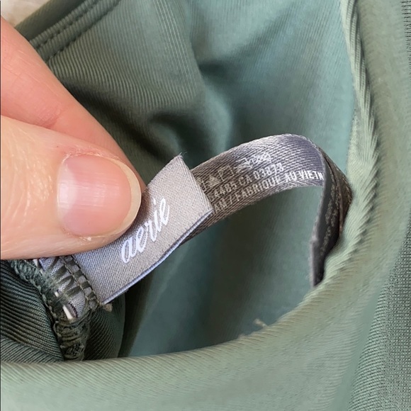 Aerie Olive Green Bikini Top - Picture 4 of 5